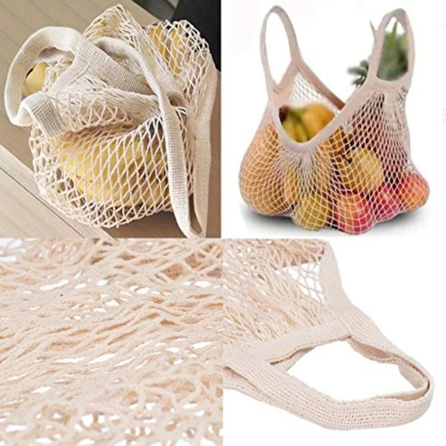 Reusable Cotton Grocery Bags Pack Of 3