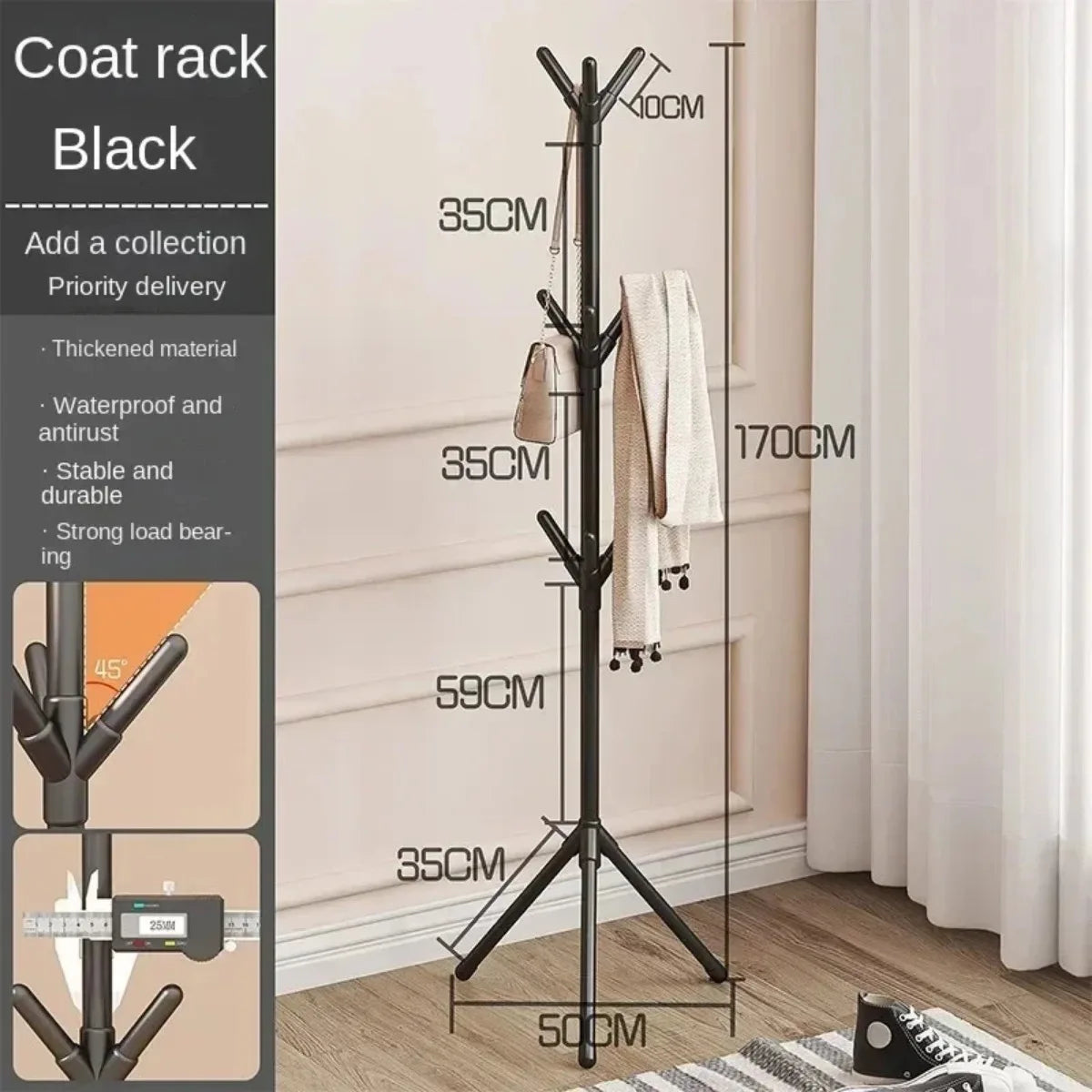 Coat, Hat, Scarf, Purse Rack/Tree