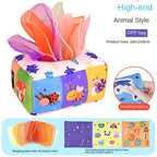Montessori Magic Tissue Box Sensory Busy Board Toy
