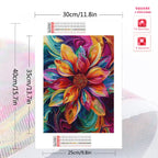 Momoart New Arrival Diamond Mosaic Colorful Flower 5D DIY Diamond Painting Rose Acrylic Craft Supplies Home Decoration