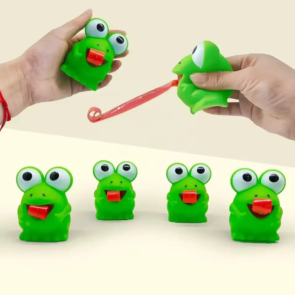 Frog and Dinosaur Stress Relief, Fidget Squeeze Toy