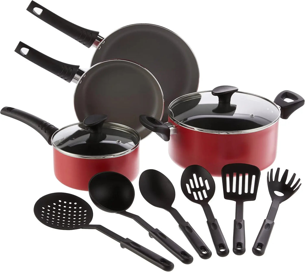 Bella Cookware Set 12 Piece Pots/Pans/Utensils