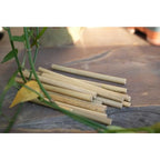 100-Pack 6-Inch Natural Bamboo Tubes