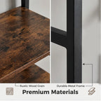 Book Shelf, 5 Tier Bookcase, Modern Bookshelf
