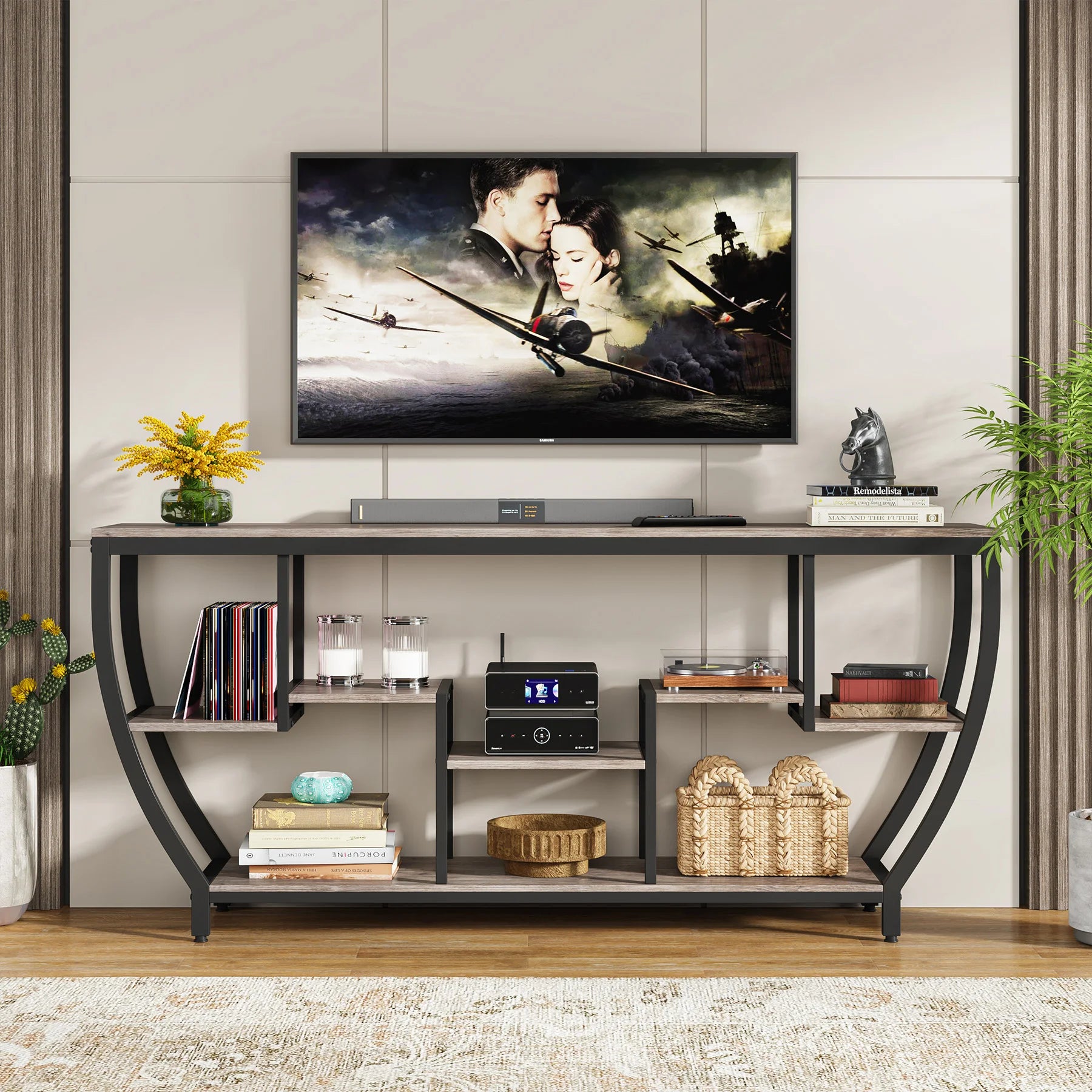 70.9" Sofa/Console/Entryway Table TV Stand