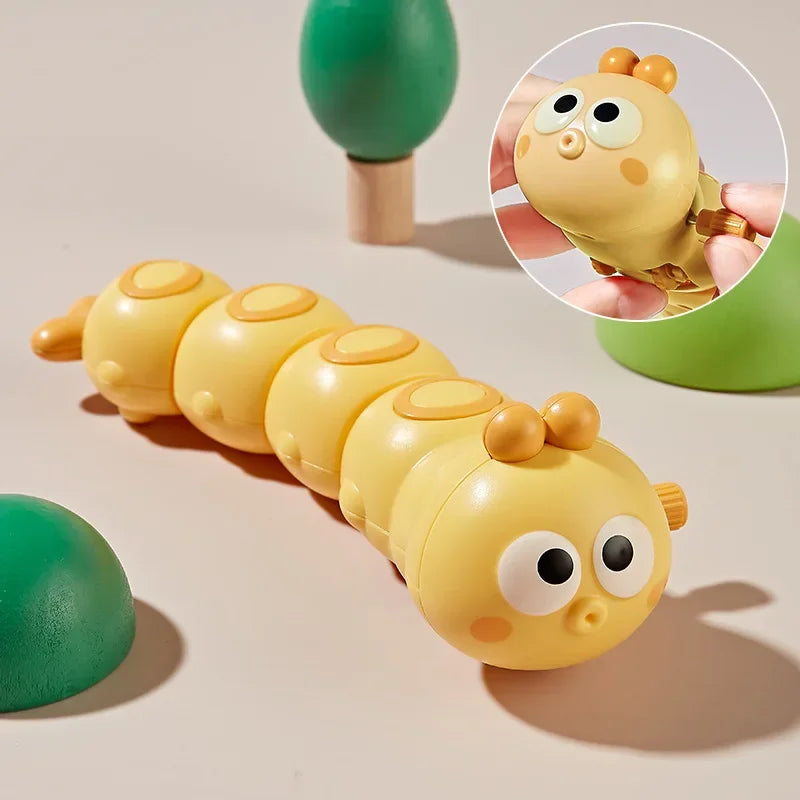 Cartoon Caterpillar Crawling Toy | Parent-Child Interactive Wind Up Toy