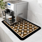 Absorbent Dish Drying & Coffee Station Mat, Various Colors, Sizes