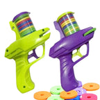 Foam Flying Disc Launcher/Shooter for Outdoor or Indoor Games