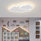 AuroraRealm Children's Bedroom LED Ceiling Lamp Creative White Cloud Boy Girl Study Fixture Lustre Home Decor Living Room Lights