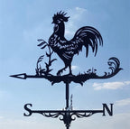 Metal Weathervane,Witch Iron Weather Vane,Sea Rover Wind Direction Indicator,Garden Decoration,Outdoor Roof Decoration,Gardening
