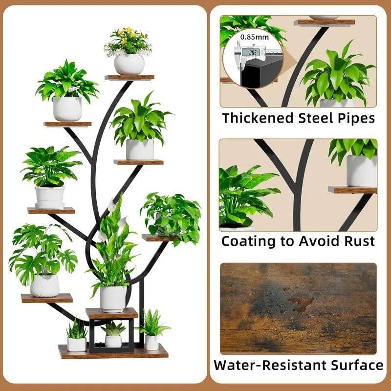 GlowGrow 8-Tier Plant Stand – Elevate & Illuminate!