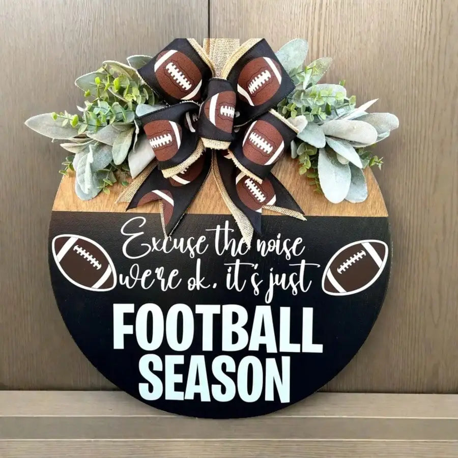 Football Season Front Door Decor
