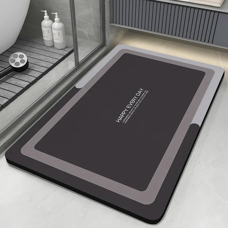 Diatomaceous Earth Bath Mat Various Designs– Quick-Dry Non-Slip Absorbent Rug