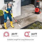 Portable Electric Pressure Washer, 2000 PSI