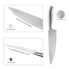 14-Piece Stainless Steel Knife Set With Block