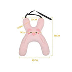Car Neck Pillow with Seat Belt Safety Sleep Kids Aid Prevent Leaning Headrest Back Seat Sleeping Comfort Long Distance Travel