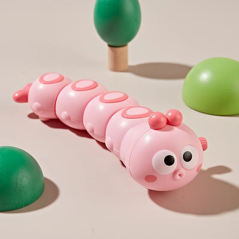 Cartoon Caterpillar Crawling Toy | Parent-Child Interactive Wind Up Toy