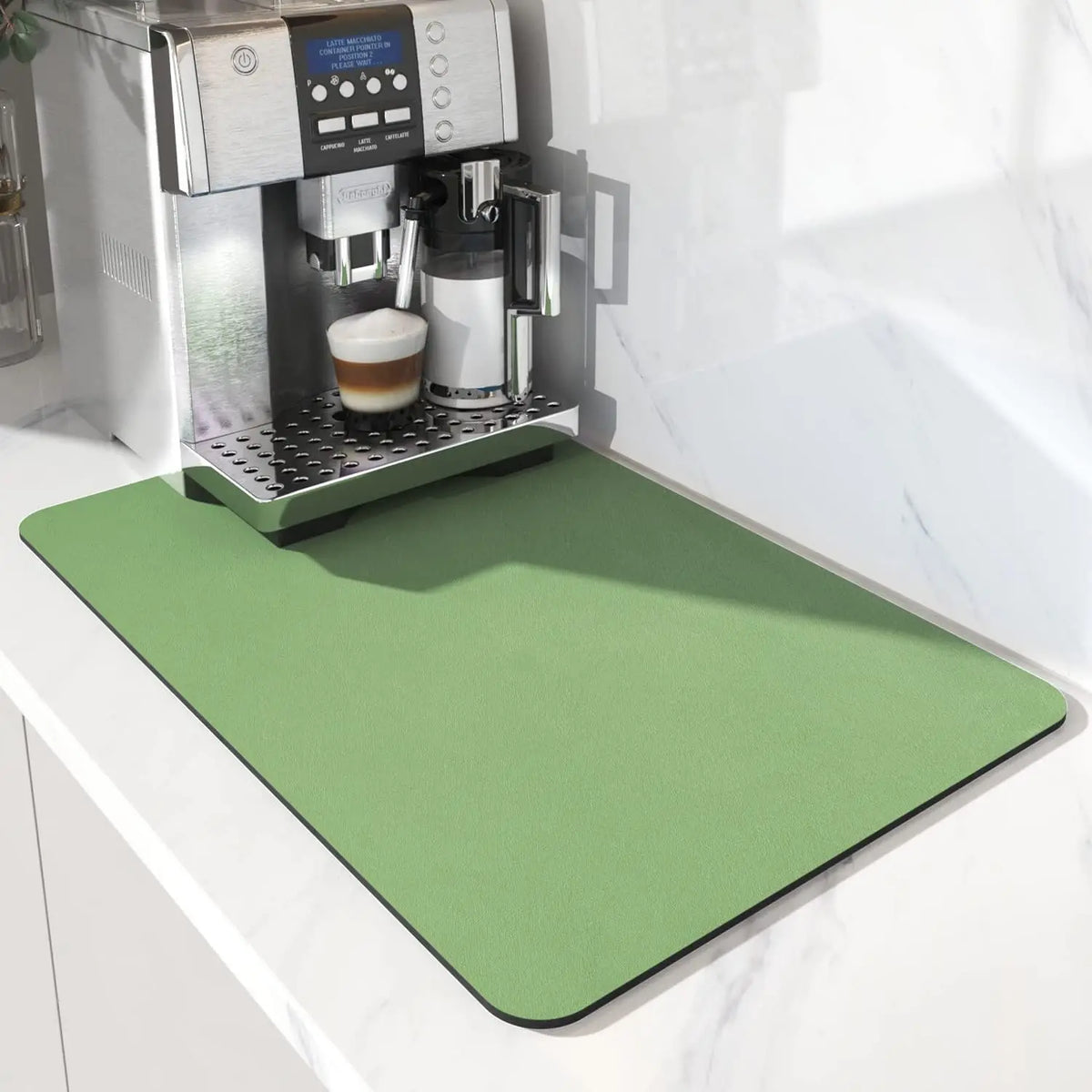 Absorbent Dish Drying & Coffee Station Mat, Various Colors, Sizes