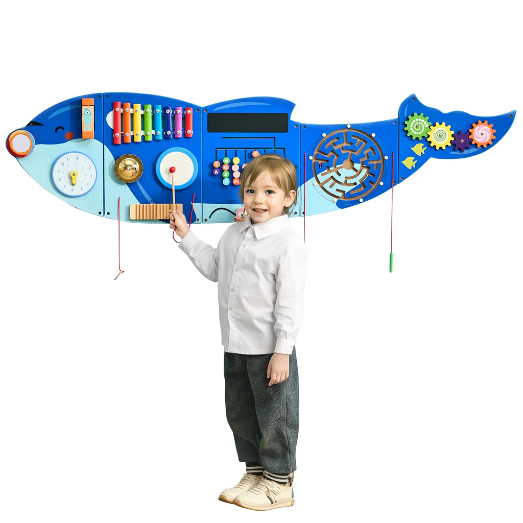 Orca 12-Activities Montessori Sensory Learning Toy