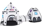 Joyfy Rocket Ship Play Tent With Tunnel