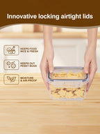48pc Food Storage Containers With Lids & Labels