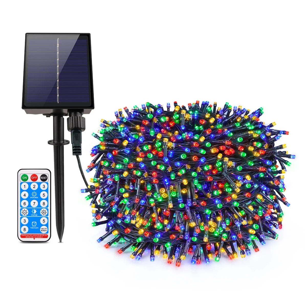 100M Long, 1000 LEDs Waterproof Solar Panel String Light