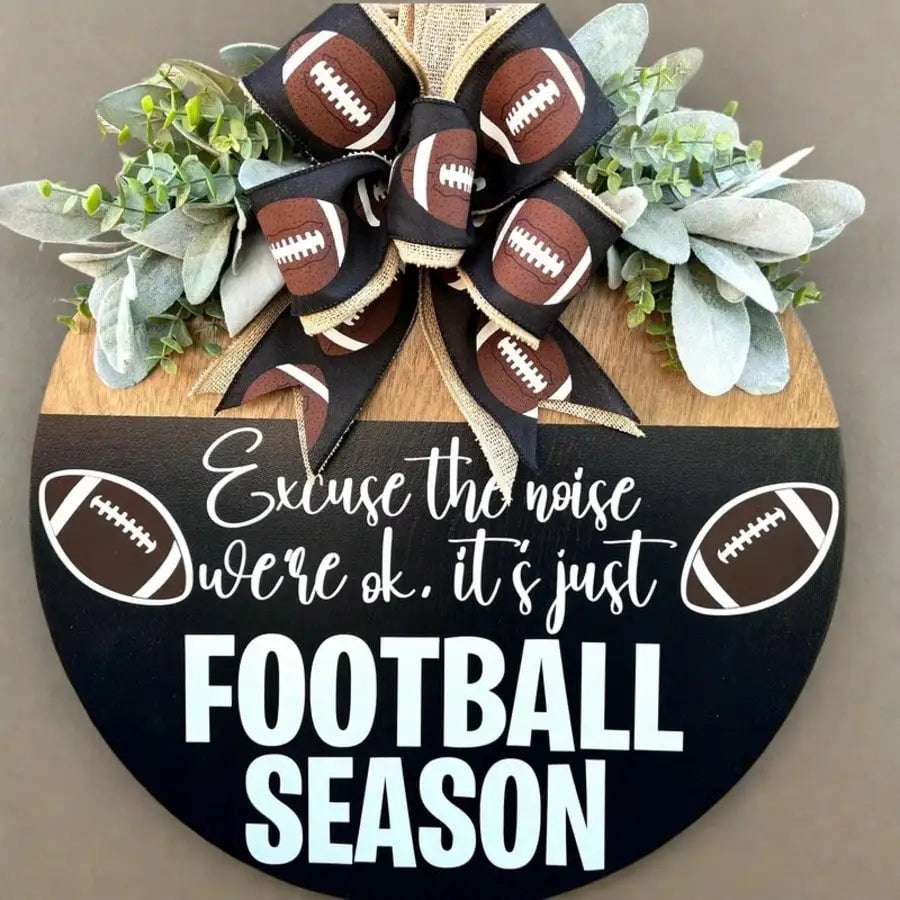 Football Season Front Door Decor