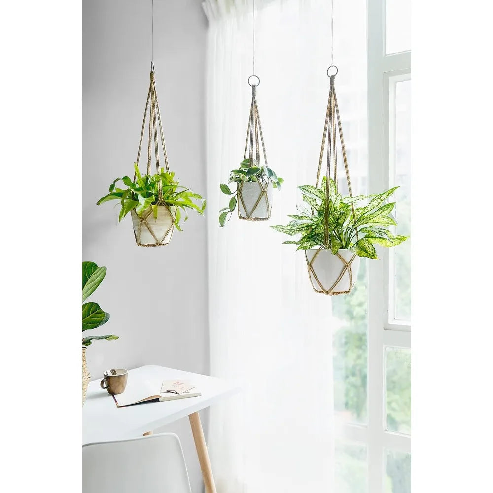 Macrame Plant Hanger Set of 3