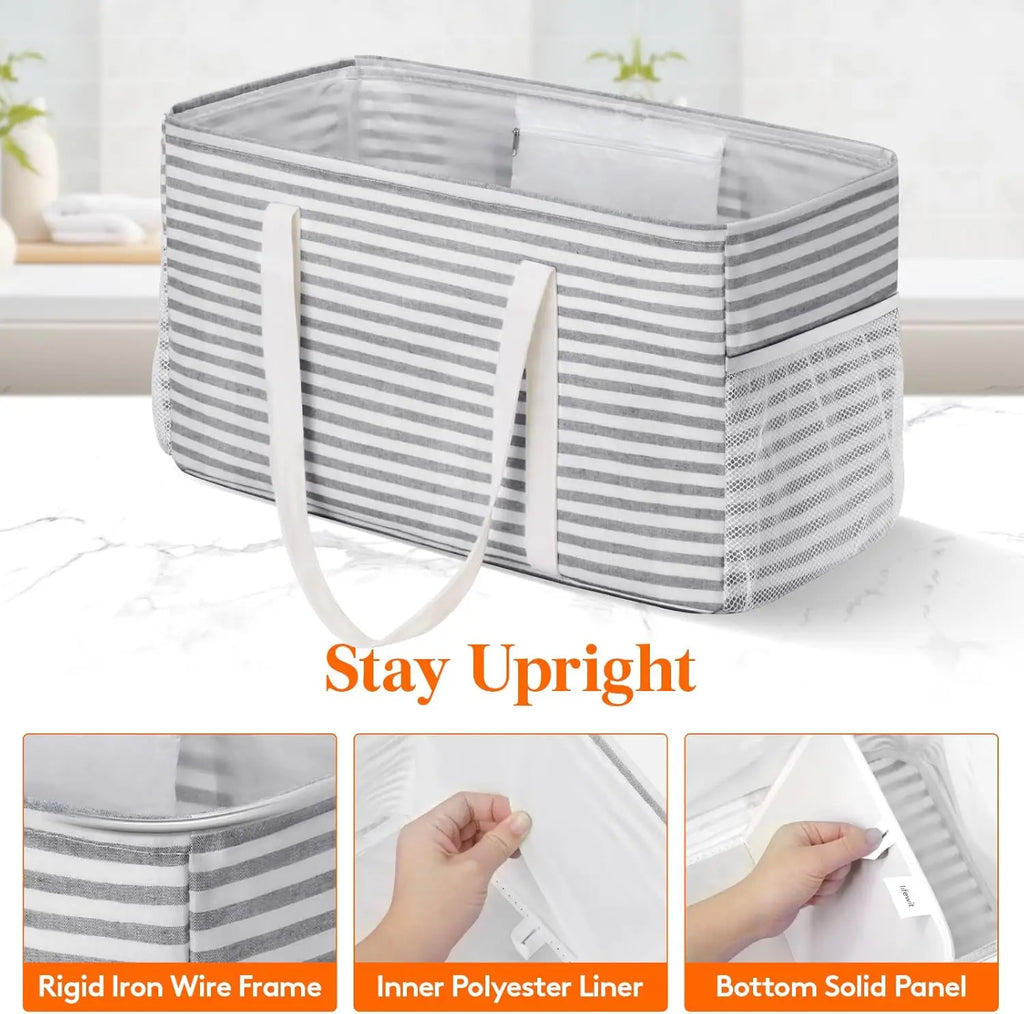 Extra-Large Reusable Grocery Bag With Metal Frame