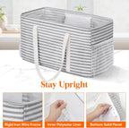 Extra-Large Reusable Grocery Bag With Metal Frame