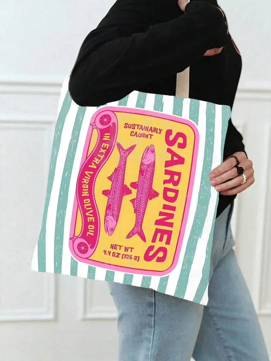 Reusable Tote Bag And Cosmetic Pouch Set