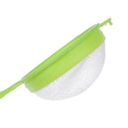 3pcs Plastic Fine Mesh Scoop, Strainer, Sieve and Colander for Baking and Cooking