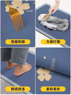 Diatomaceous Earth Bath Mat Various Designs– Quick-Dry Non-Slip Absorbent Rug