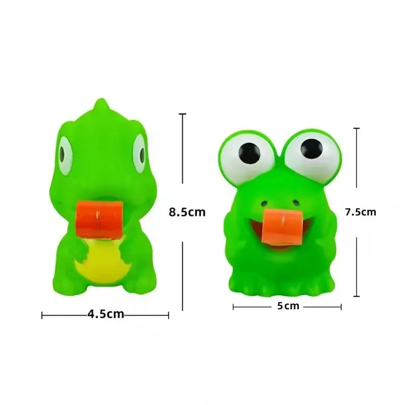 Frog and Dinosaur Stress Relief, Fidget Squeeze Toy