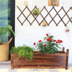 Wooden Raised Flower Bed  Vegetable Planter