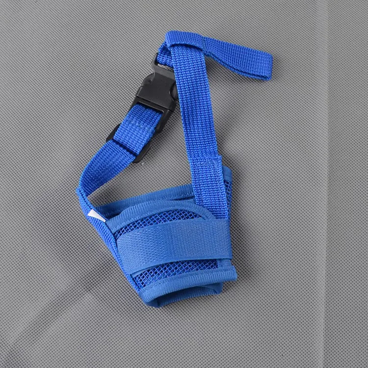 Adjustable, Breathable, Anti-Barking Mesh Dog Muzzle for Small and Large Dogs