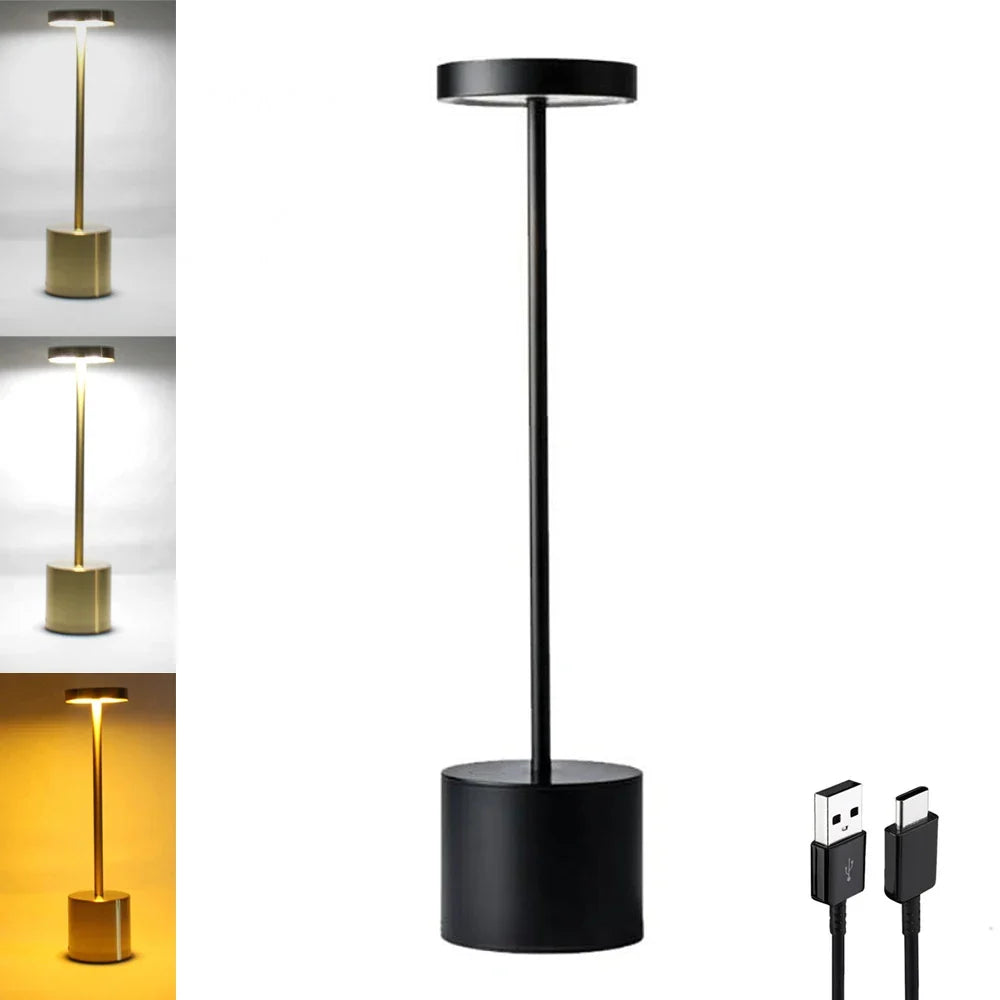 Modern Touch Sensor Rechargeable LED Table Lamp