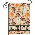 Pumpkin & Football Fall Welcome Garden Flag