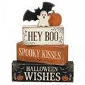 Wooden Halloween Tiered Decor
