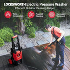 Portable Electric Pressure Washer, 2000 PSI