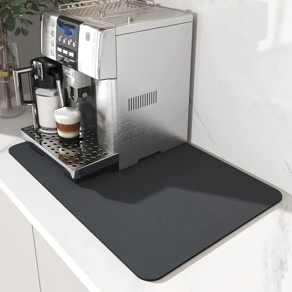 Absorbent Dish Drying & Coffee Station Mat, Various Colors, Sizes