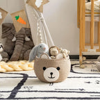 Bear Basket with Handles 10.5"D x 8.5"H