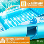 4-in-1 Inflatable Tanning Pool  70" x 46" With Pillow
