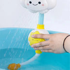 Cloud Weather Bath Toy for Kids – Educational Water Spray Toy with Rotating Nozzle & Suction Cup