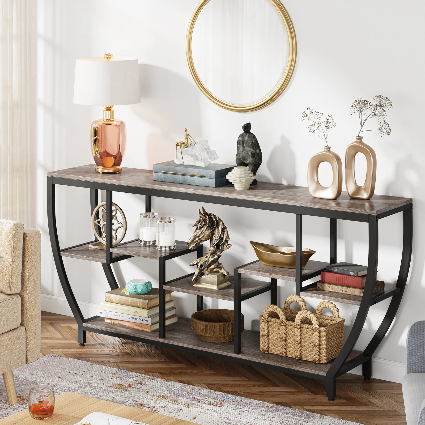 70.9" Sofa/Console/Entryway Table TV Stand