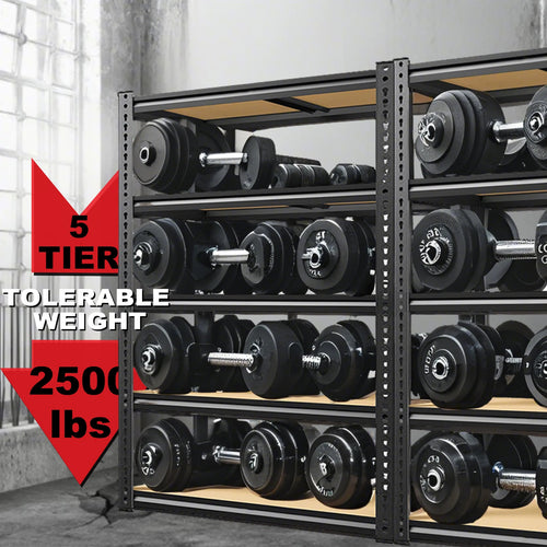 72"/60"H 2000LBS Capacity Heavy Duty Adjustable Shelves