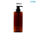 Square Soap Dispenser | Refillable 400/500ml Bathroom, Kitchen, Lotion Pump Bottle