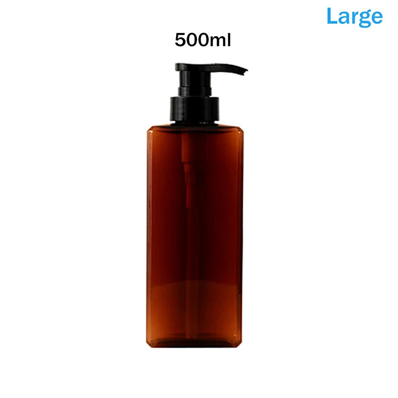 Square Soap Dispenser | Refillable 400/500ml Bathroom, Kitchen, Lotion Pump Bottle
