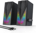 USB-Powered Computer Speakers With RGB Lights