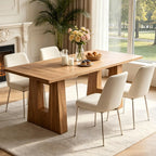 Mid Century Rectangular Dining Table, 4 Colors